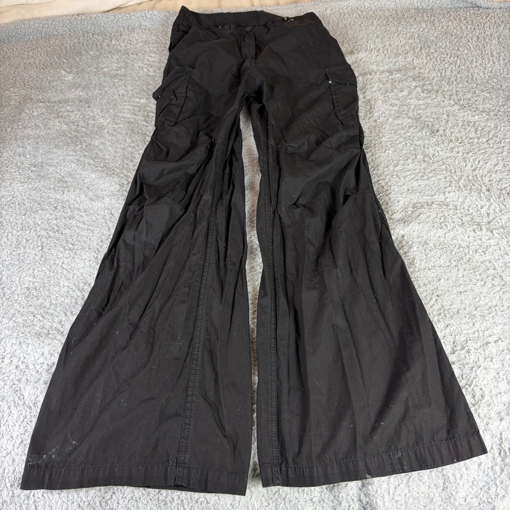 Our Legacy Stereo Cargo Pants Black Wide Leg Trousers W4224SB